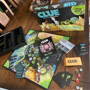 Rick and Morty Clue Board Game